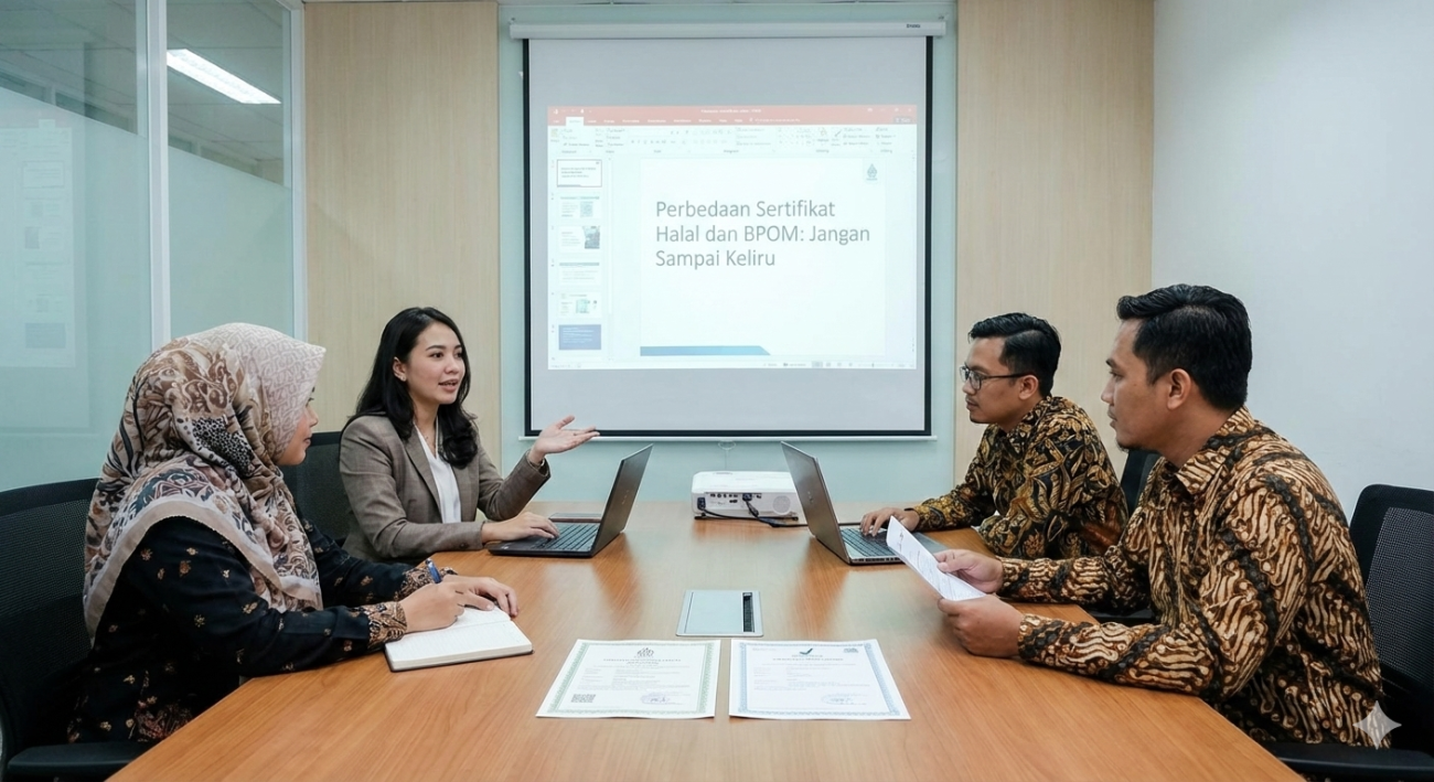 perbedaan sertifikat halal dan BPOM